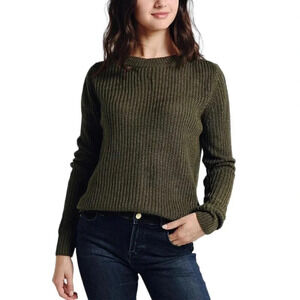 Jack by BB Dakota Green Know Thy Self Sweater L